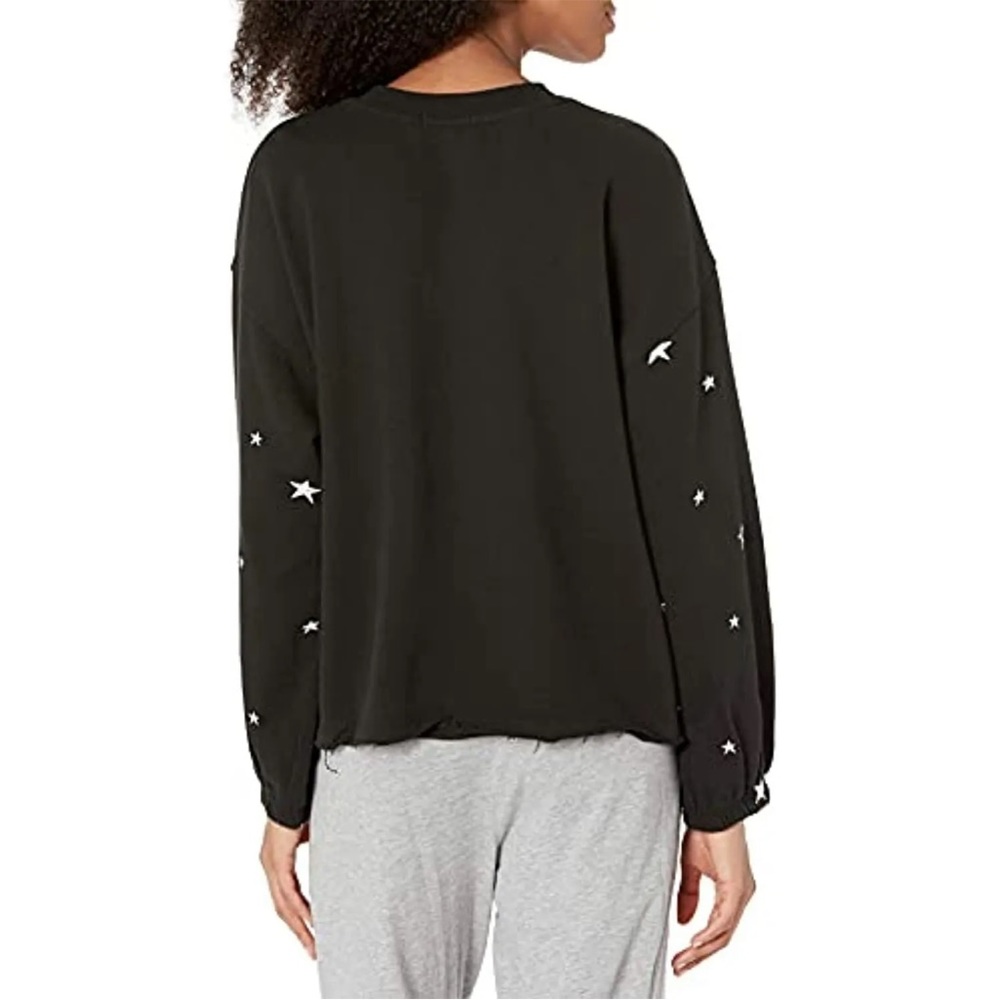 P.J. Salvage Daily Doodle Stars Long Sleeve Sweatshirt Top SZ S NWT - Picture 2 of 7